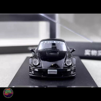 MyModelCollect - RWB Porsche 964 Dragon Livery in Black – 1:64 MyModelCollect Diecast Model