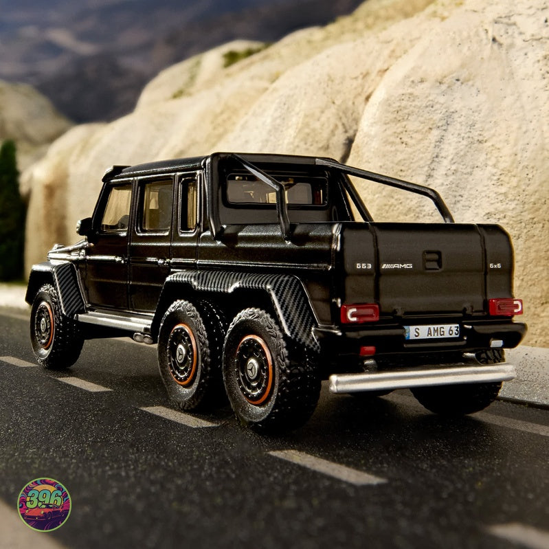 [PREORDER] Hot Wheels Elite – Mercedes-Benz G 63 AMG 6x6 in Black – 1:64 Hot Wheels Diecast Model