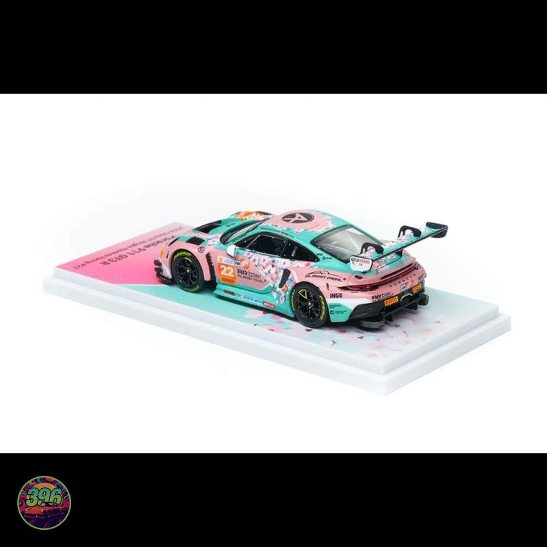 [PREORDER] AR Box - Porsche 911 GT3 R #22 China GT Ningbo Absolute Racing Pink Livery – 1:64 AR Box Diecast Model