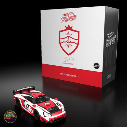 [PREORDER] Hot Wheels - Porsche 911 GT1 #9 Leylandowski Racing Livery – 1:64 Hot Wheels Diecast Model