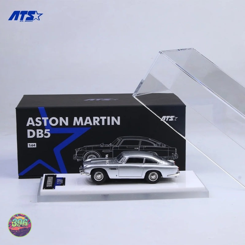 ATS Models - Aston Martin DB5 Silver Birch – 1:64 ATS Models Diecast Model