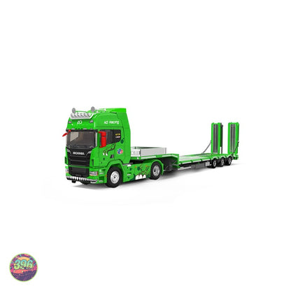 [PREORDER] Cool Car - Scania Flatbed Container Truck AO Racing Livery – 1:64 Cool Car Diecast Model