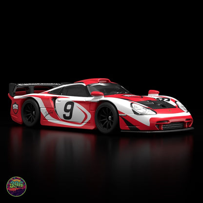 [PREORDER] Hot Wheels - Porsche 911 GT1 #9 Leylandowski Racing Livery – 1:64 Hot Wheels Diecast Model