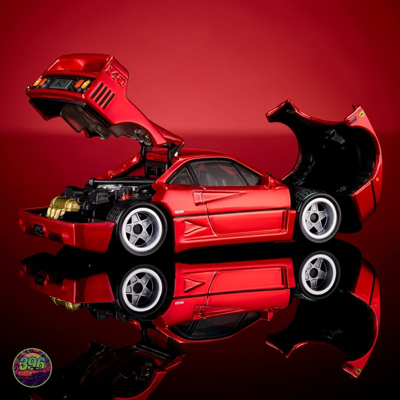 [PREORDER] Hot Wheels - Ferrari F40 Red Chrome RLC – 1:64 Hot Wheels Diecast Model