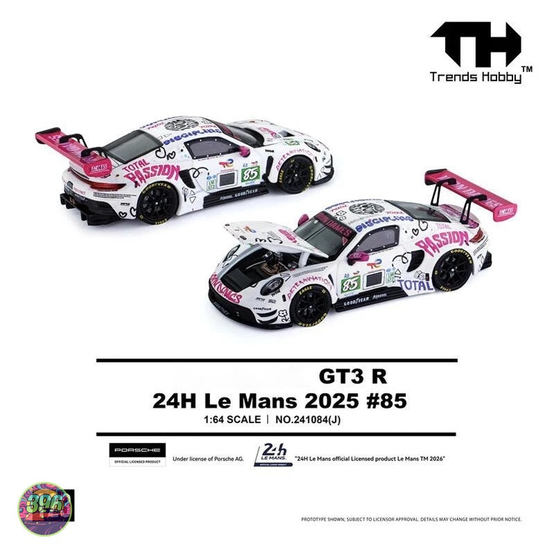Trends Hobby - Porsche 911 GT3 R #85 Iron Dames 24H Le Mans 2025 – 1:64 Trends Hobby Diecast Model