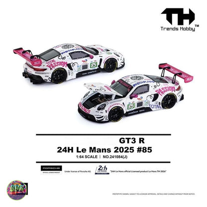 Trends Hobby - Porsche 911 GT3 R #85 Iron Dames 24H Le Mans 2025 – 1:64 Trends Hobby Diecast Model