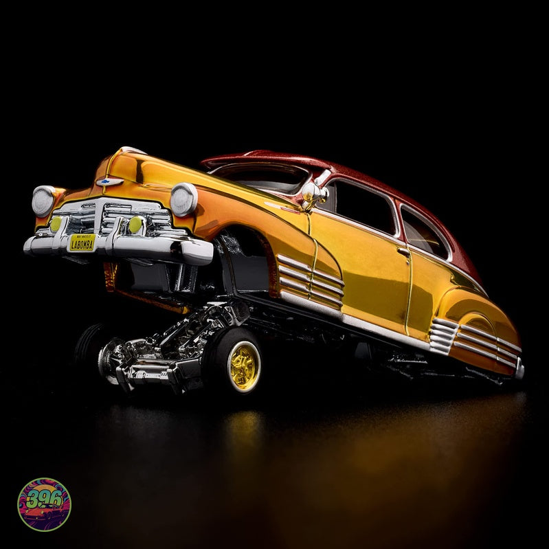 [PREORDER] Hot Wheels RLC Exclusive - 1948 Chevy Fleetline Lowrider in Gold & Red Candy – 1:64 Hot Wheels Diecast Model
