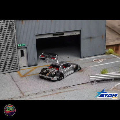 [PREORDER] Star Models - Ferrari F40 LBW Liberty Walk in Silver – 1:64 Star Models Diecast Model