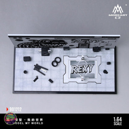 [PREORDER] MoreArt iLZ - Rexy Skeleton Garage Diorama Set 901212 – 1:64 MoreArt Diorama Model