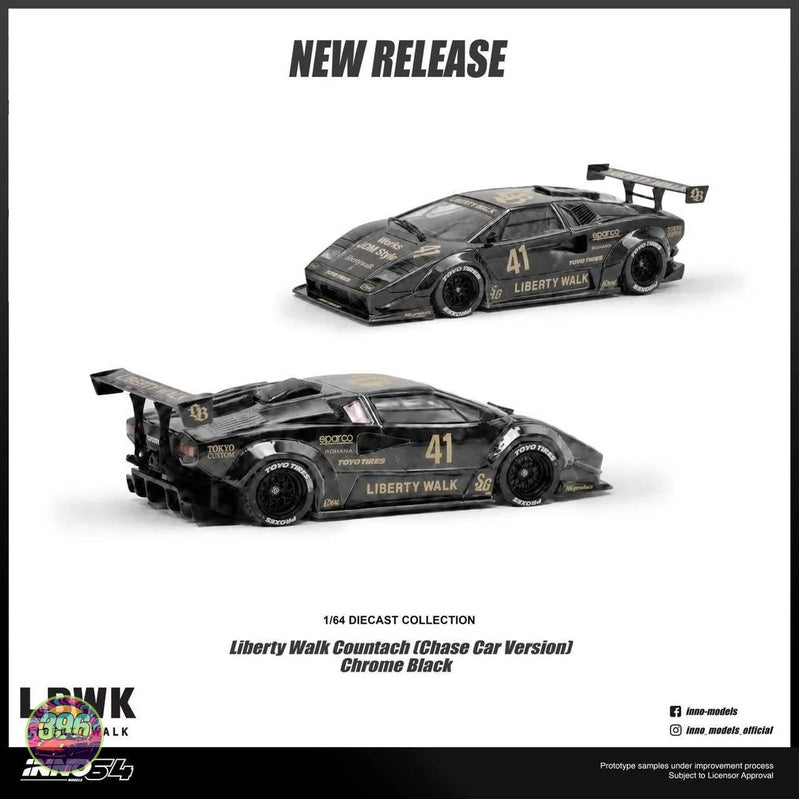 [PREORDER] Inno64 - Liberty Walk Lamborghini Countach #41 – 1:64 Inno64 Diecast Model