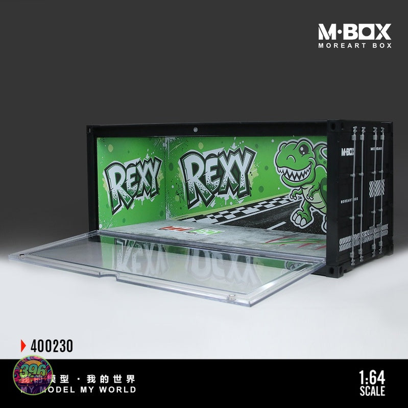 [PREORDER] M·BOX - Rexy Dinosaur Painted Container Scene 400231 – 1:64 M·BOX Diecast Display