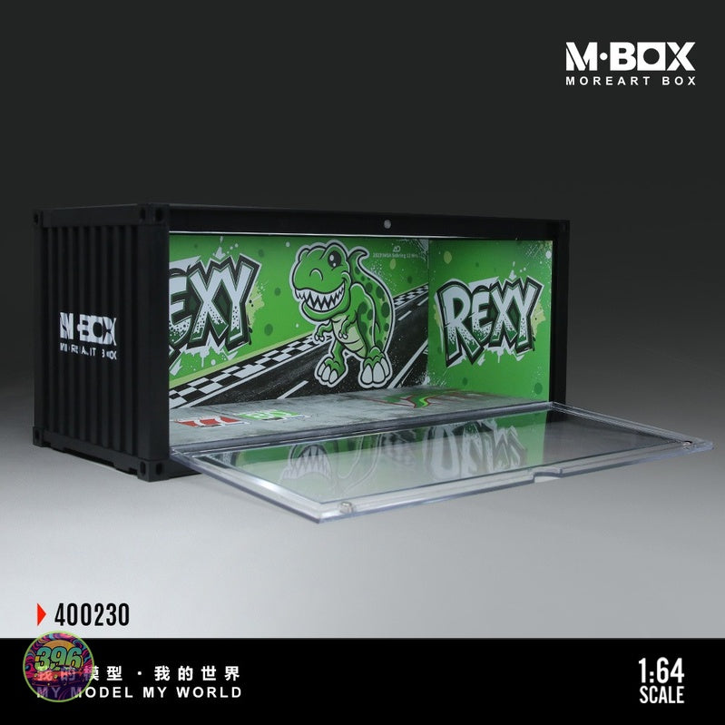 [PREORDER] M·BOX - Rexy Dinosaur Painted Container Scene 400231 – 1:64 M·BOX Diecast Display