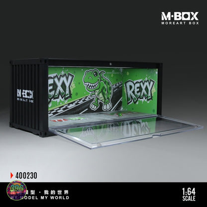 [PREORDER] M·BOX - Rexy Dinosaur Painted Container Scene 400231 – 1:64 M·BOX Diecast Display