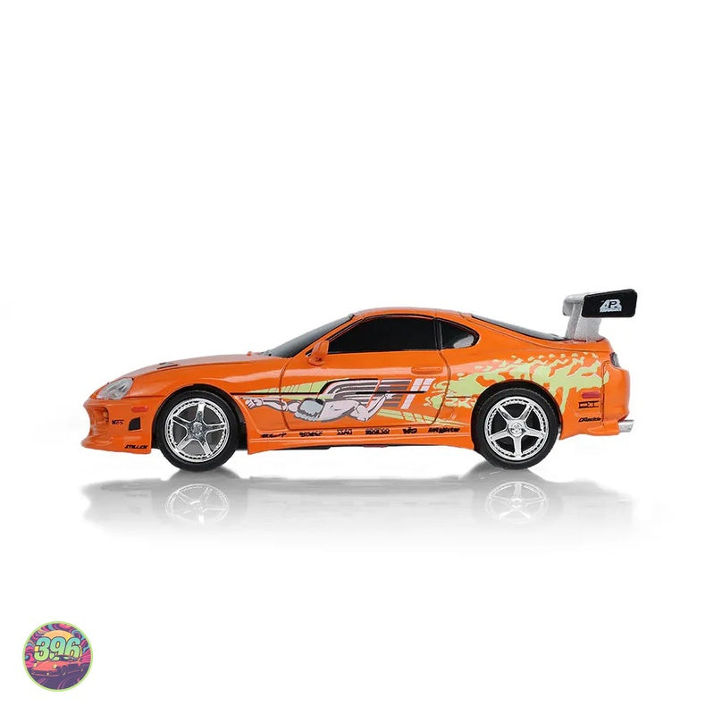 [PREORDER] GreenLight - Toyota Supra RC Orange Roadboy Livery with Remote Control Case – 1:64 GreenLight Diecast Model
