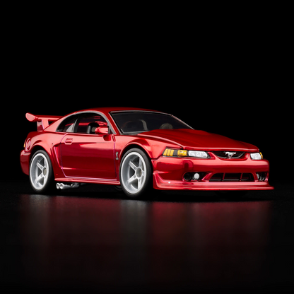 2000 Ford Mustang SVT Cobra R in Spectraflame Red – Hot Wheels Red Line Club RLC Exclusive 1:64 Diecast