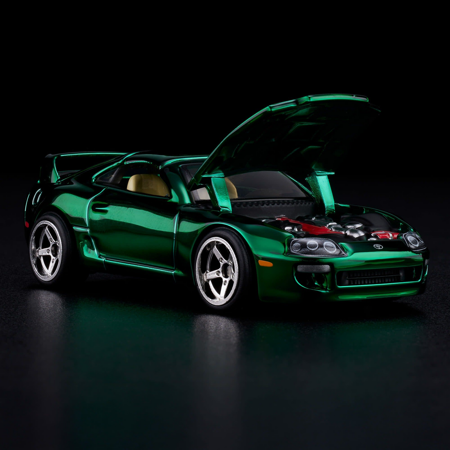 1997 Toyota Supra Dark Green – Hot Wheels Red Line Club RLC Exclusive 1:64 Diecast