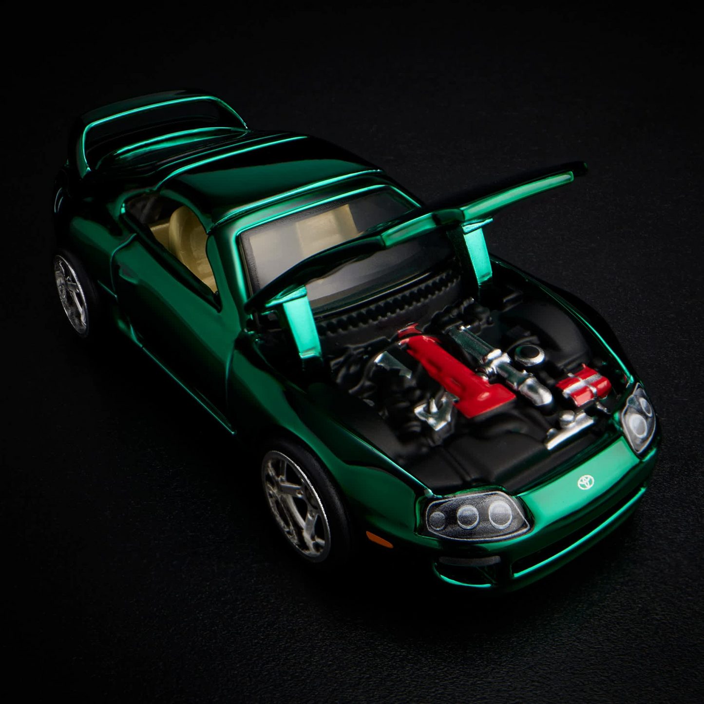 1997 Toyota Supra Dark Green – Hot Wheels Red Line Club RLC Exclusive 1:64 Diecast