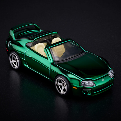 1997 Toyota Supra Dark Green – Hot Wheels Red Line Club RLC Exclusive 1:64 Diecast