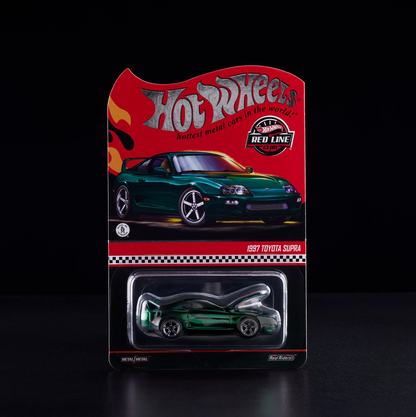1997 Toyota Supra Dark Green – Hot Wheels Red Line Club RLC Exclusive 1:64 Diecast