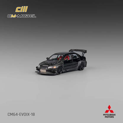 CM Model Mitsubishi Lancer Evo IX 1:64 Diecast - Full Carbon - JDM Collectible