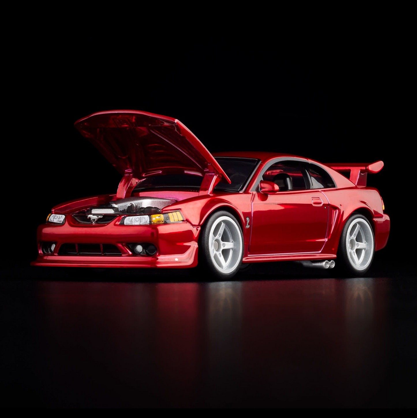 2000 Ford Mustang SVT Cobra R in Spectraflame Red – Hot Wheels Red Line Club RLC Exclusive 1:64 Diecast