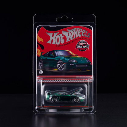 1997 Toyota Supra Dark Green – Hot Wheels Red Line Club RLC Exclusive 1:64 Diecast