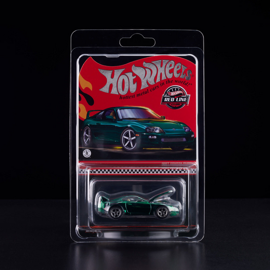 1997 Toyota Supra Dark Green – Hot Wheels Red Line Club RLC Exclusive 1:64 Diecast