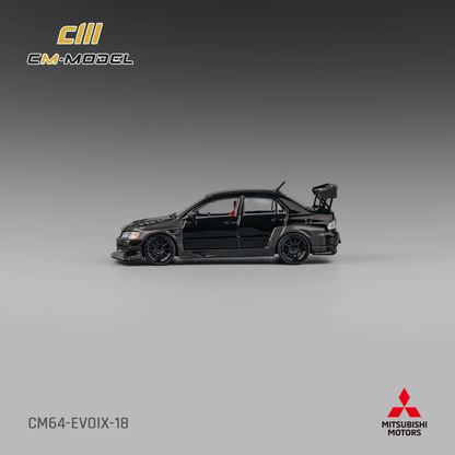 CM Model Mitsubishi Lancer Evo IX 1:64 Diecast - Full Carbon - JDM Collectible