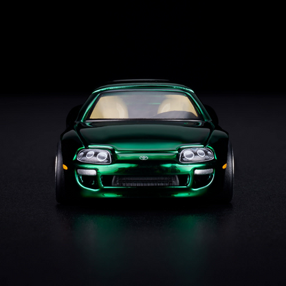 1997 Toyota Supra Dark Green – Hot Wheels Red Line Club RLC Exclusive 1:64 Diecast