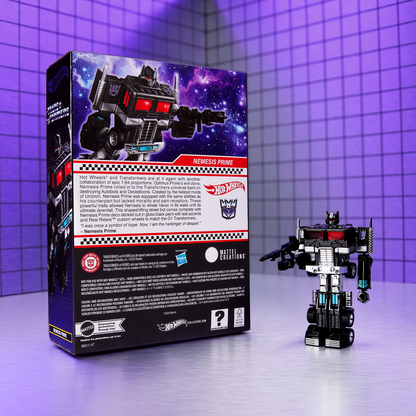 Transformers Nemesis Prime with Movable Parts – Hot Wheels Mattel Creations Exclusive 1:64 Diecast