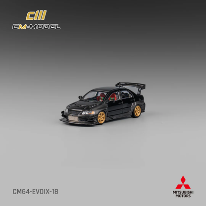 CM Model Mitsubishi Lancer Evo IX 1:64 Diecast - Full Carbon - JDM Collectible