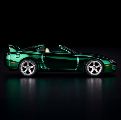 1997 Toyota Supra Dark Green – Hot Wheels Red Line Club RLC Exclusive 1:64 Diecast