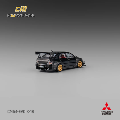 CM Model Mitsubishi Lancer Evo IX 1:64 Diecast - Full Carbon - JDM Collectible