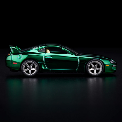 1997 Toyota Supra Dark Green – Hot Wheels Red Line Club RLC Exclusive 1:64 Diecast