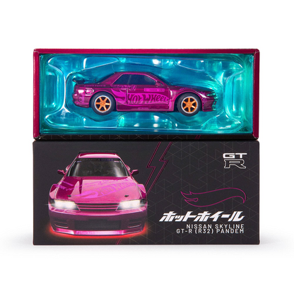 [Hot Wheels RC Car] Nissan Skyline GT-R R32 Pandem with Neon Lights – Hot Wheels Mattel Creations Exclusive 1:64 Diecast