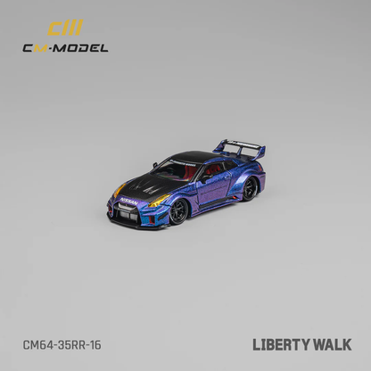 CM Model Liberty Walk Nissan GT-R R35 1:64 Diecast - Chameleon Widebody - JDM Collectible