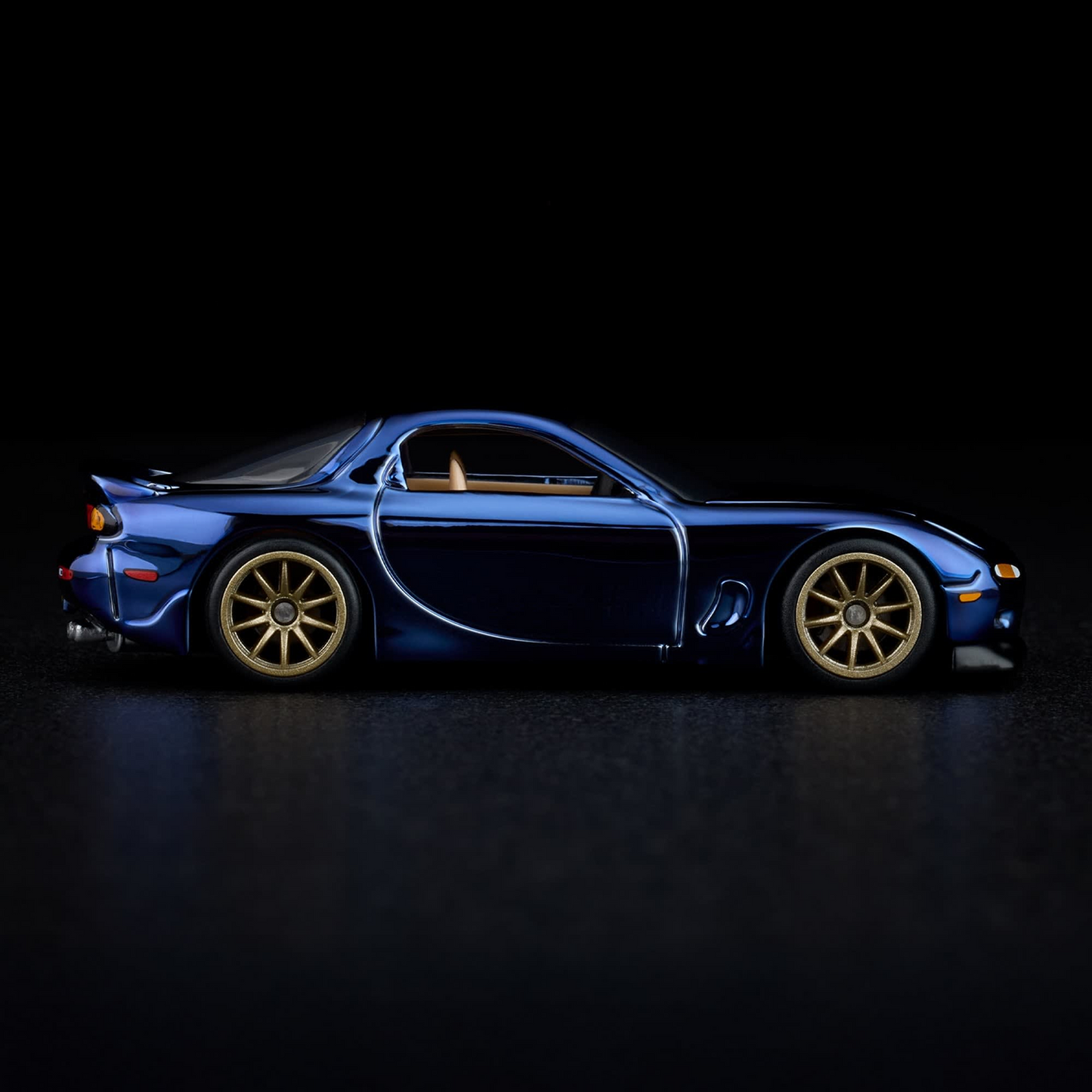 1993 Mazda RX-7 FD Blue Chrome – Hot Wheels Red Line Club RLC Exclusive 1:64 Diecast
