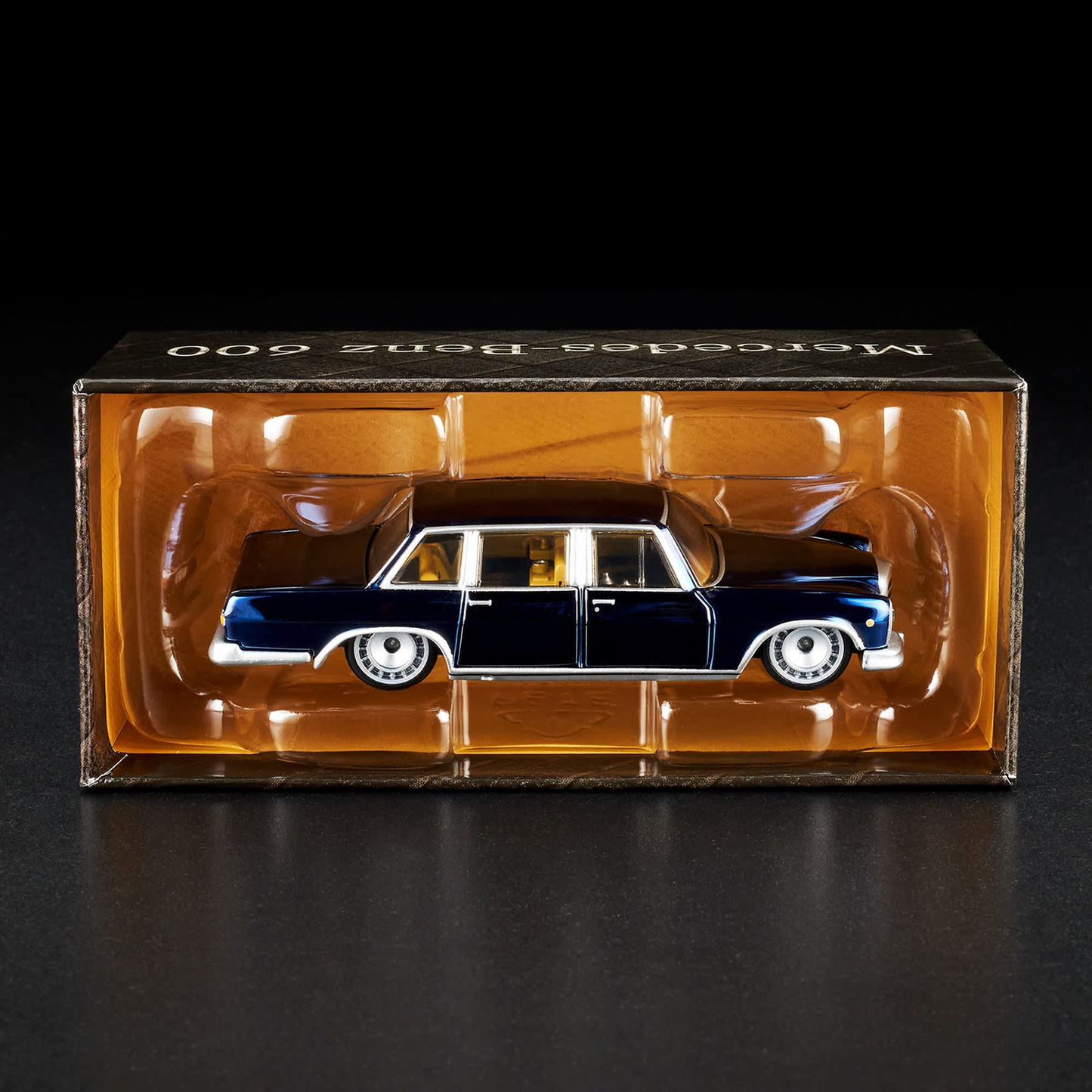 Mercedes-Benz 600 in Spectraflame Blue with Opening Doors – Hot Wheels Mattel Creations Exclusive 1:64 Diecast