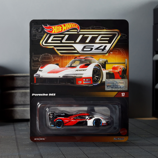 Elite64 - Porsche 963 Penske White & Red – Hot Wheels Elite 64 1:64 Diecast #17