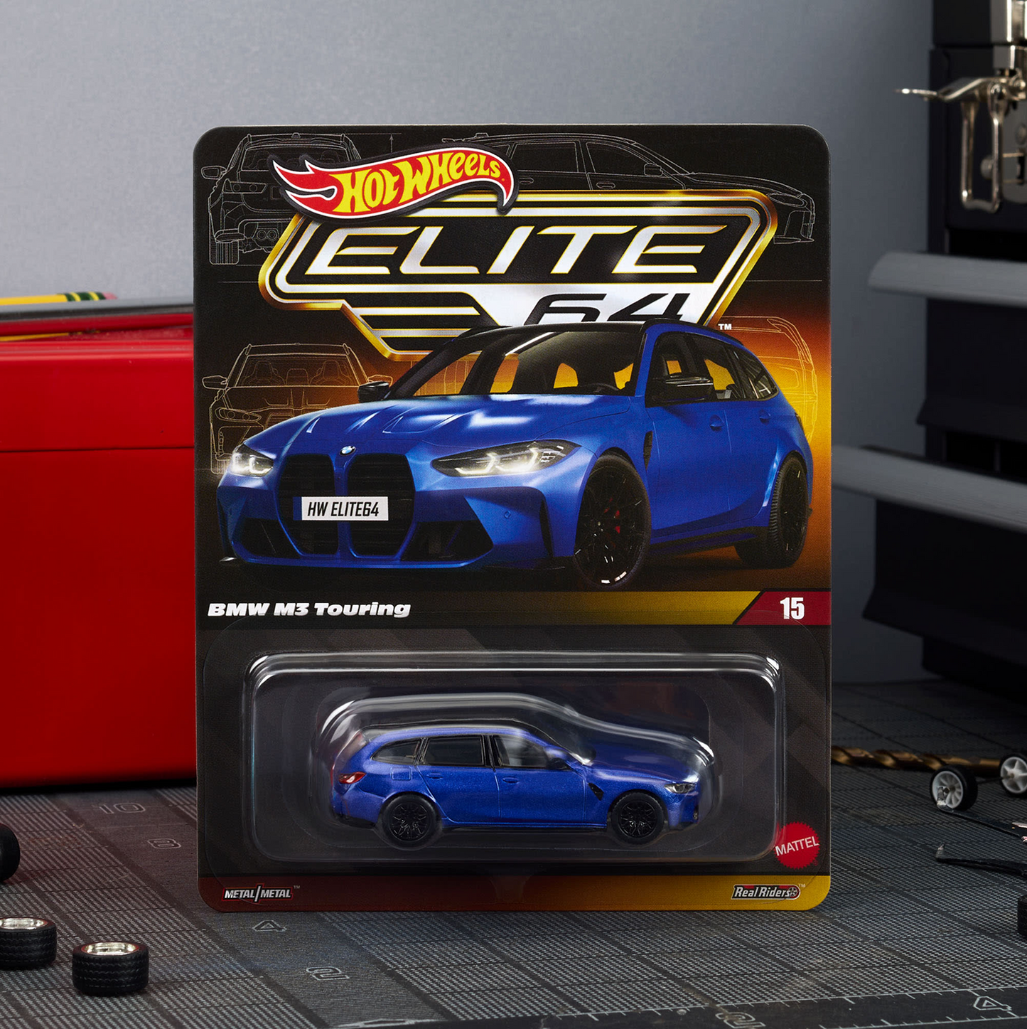 Elite64 - BMW M3 Touring Blue – Hot Wheels Elite 64 1:64 Diecast #15