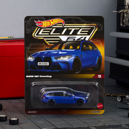 Elite64 - BMW M3 Touring Blue – Hot Wheels Elite 64 1:64 Diecast #15