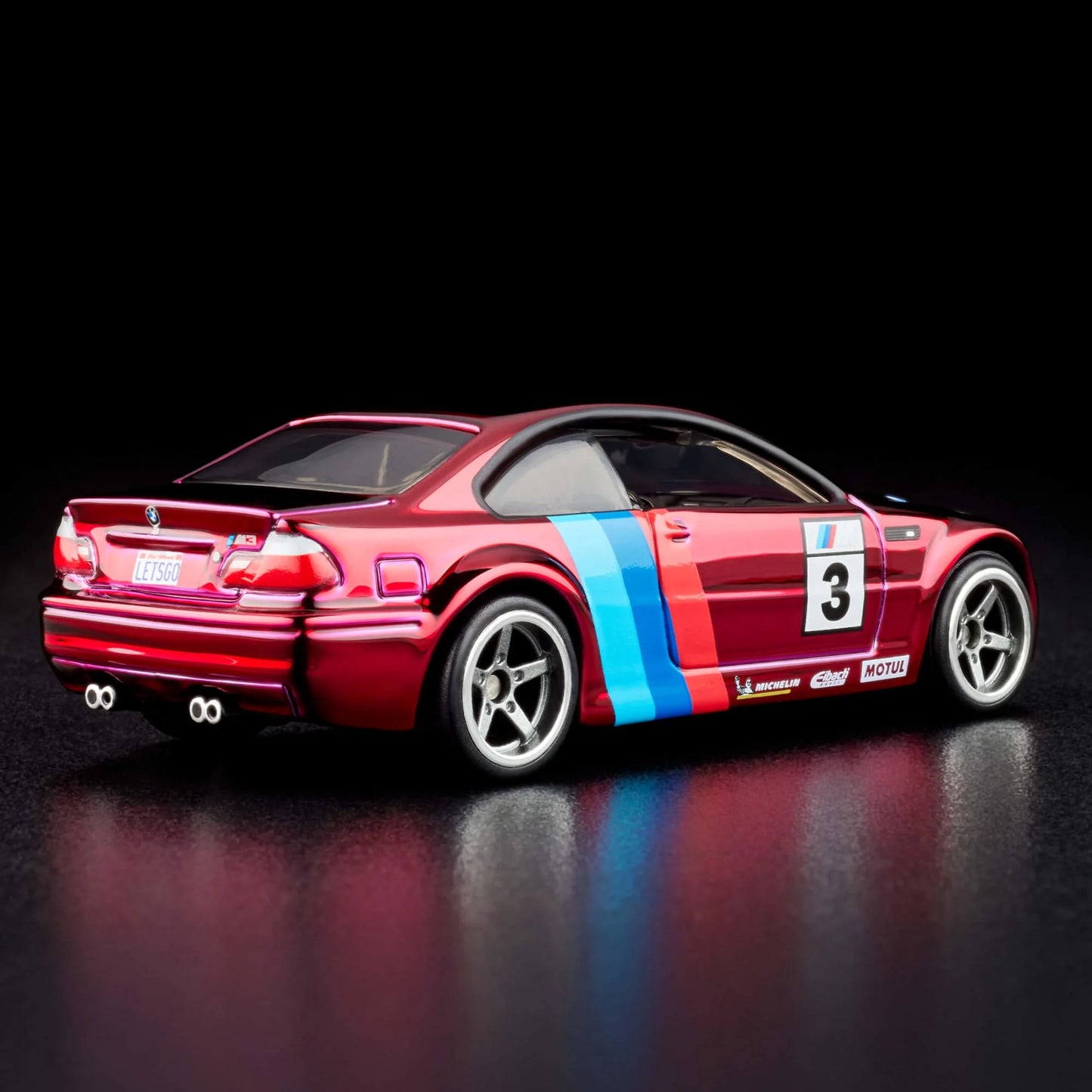 Hot Wheels RLC 2006 BMW M3 (E46) 1:64 Diecast - Spectraflame Red - RLC Exclusive