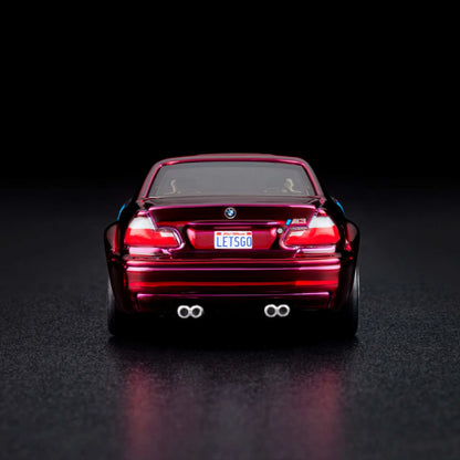 Hot Wheels RLC 2006 BMW M3 (E46) 1:64 Diecast - Spectraflame Red - RLC Exclusive