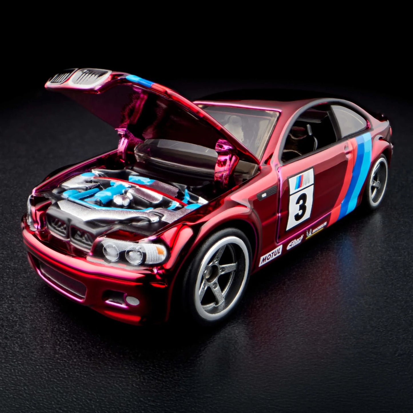 Hot Wheels RLC 2006 BMW M3 (E46) 1:64 Diecast - Spectraflame Red - RLC Exclusive