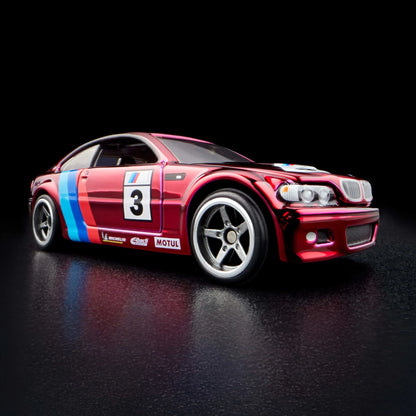Hot Wheels RLC 2006 BMW M3 (E46) 1:64 Diecast - Spectraflame Red - RLC Exclusive