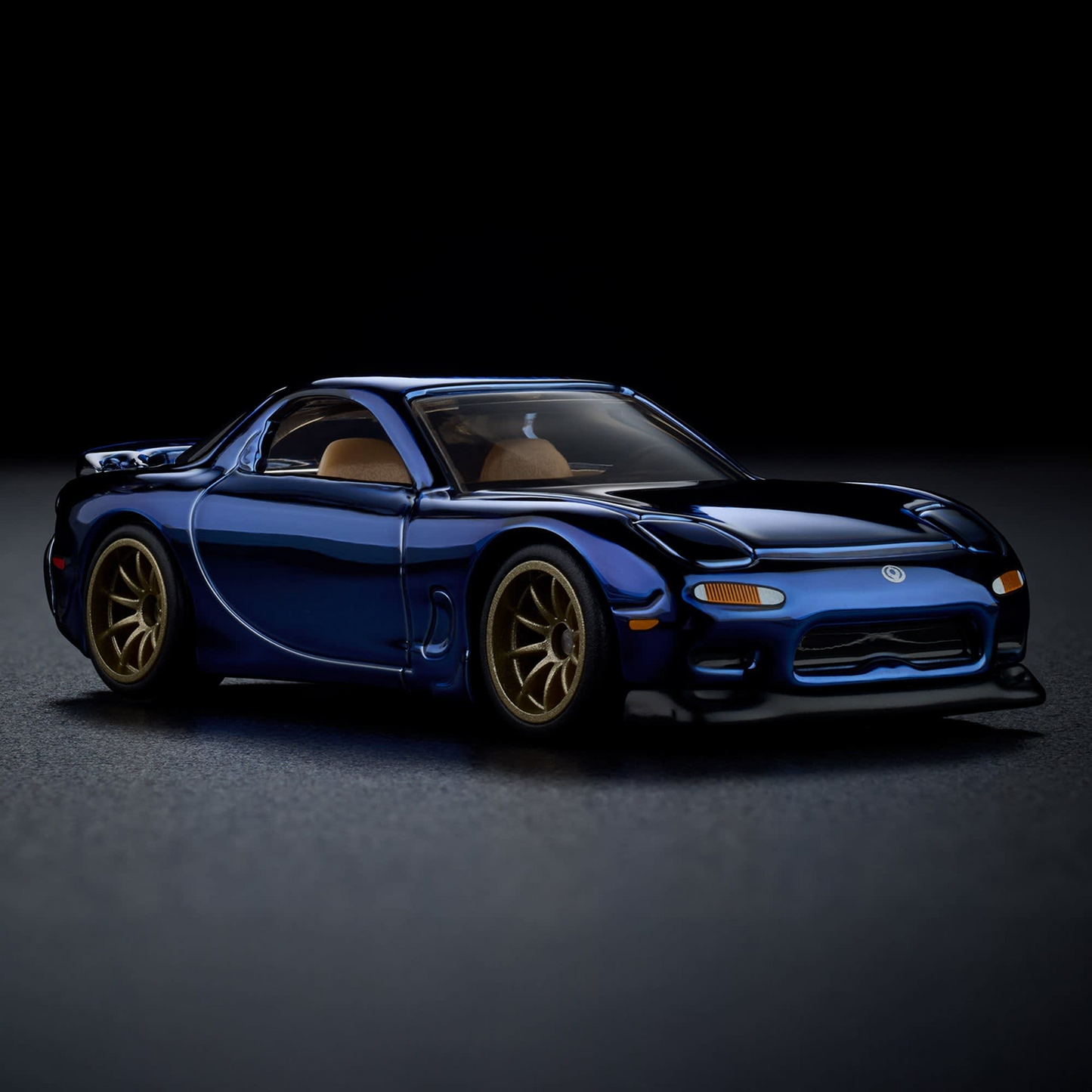 1993 Mazda RX-7 FD Blue Chrome – Hot Wheels Red Line Club RLC Exclusive 1:64 Diecast