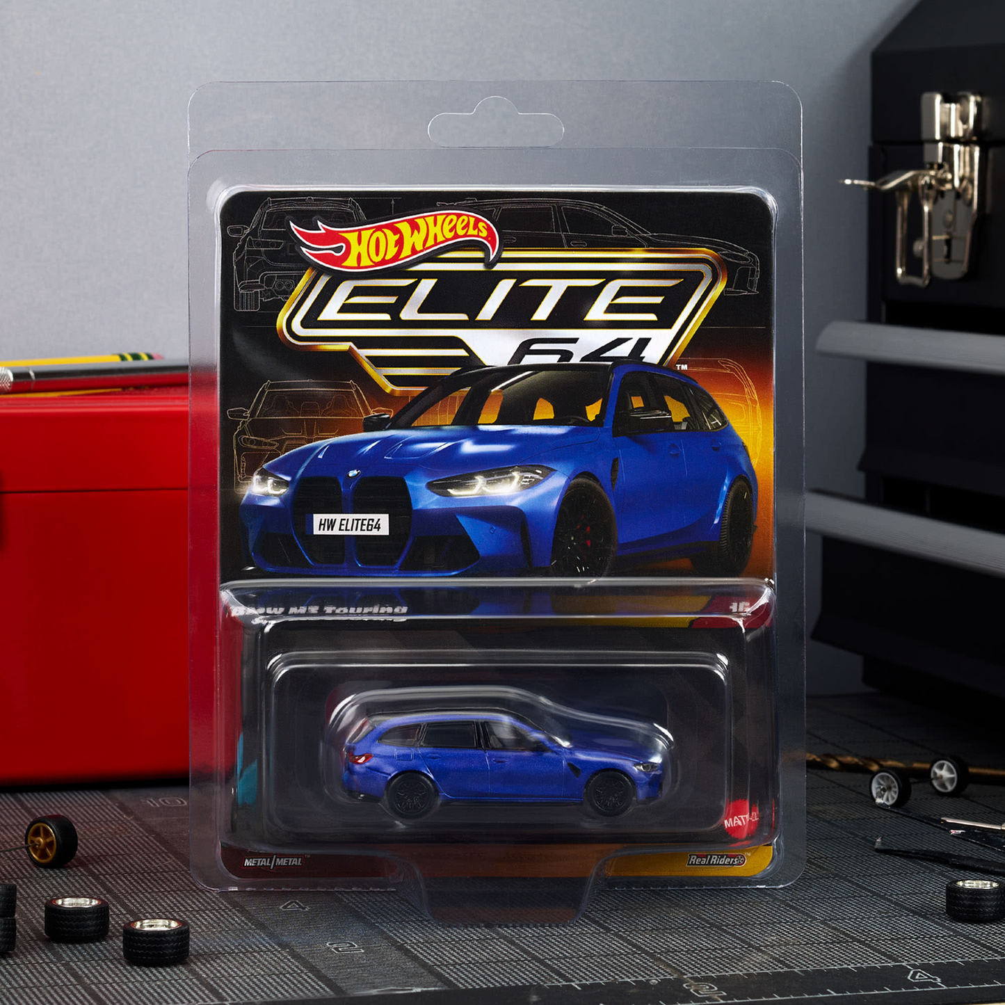 Elite64 - BMW M3 Touring Blue – Hot Wheels Elite 64 1:64 Diecast #15