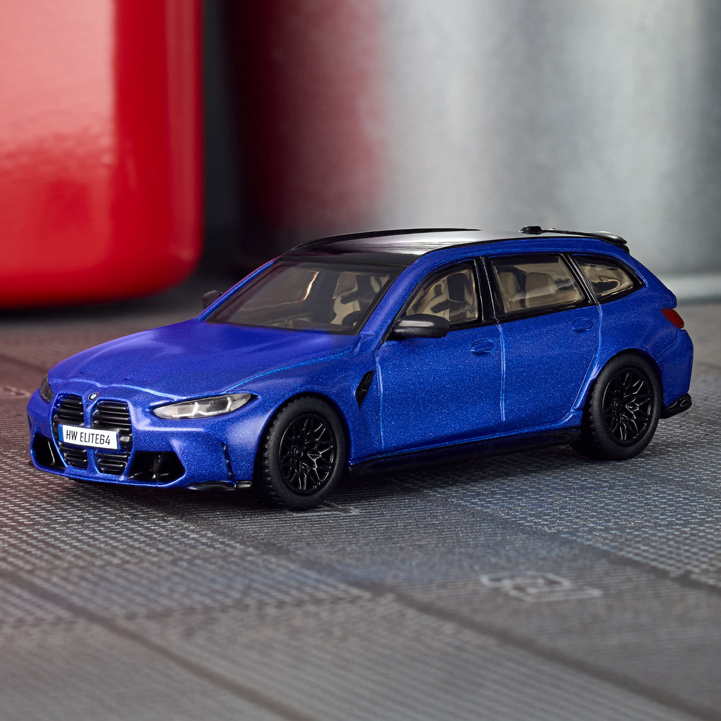 Elite64 - BMW M3 Touring Blue – Hot Wheels Elite 64 1:64 Diecast #15