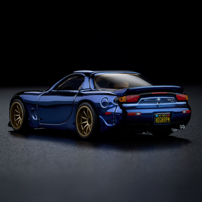 1993 Mazda RX-7 FD Blue Chrome – Hot Wheels Red Line Club RLC Exclusive 1:64 Diecast