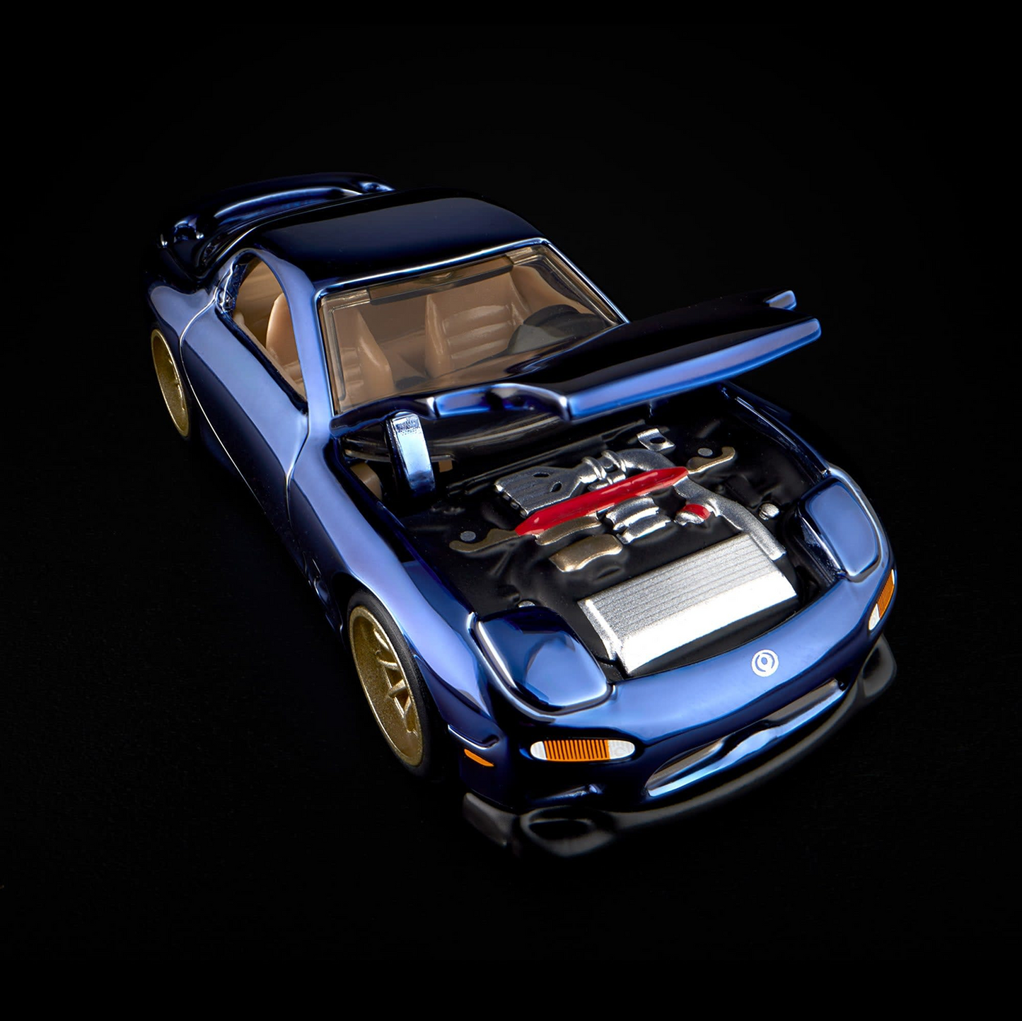 1993 Mazda RX-7 FD Blue Chrome – Hot Wheels Red Line Club RLC Exclusive 1:64 Diecast